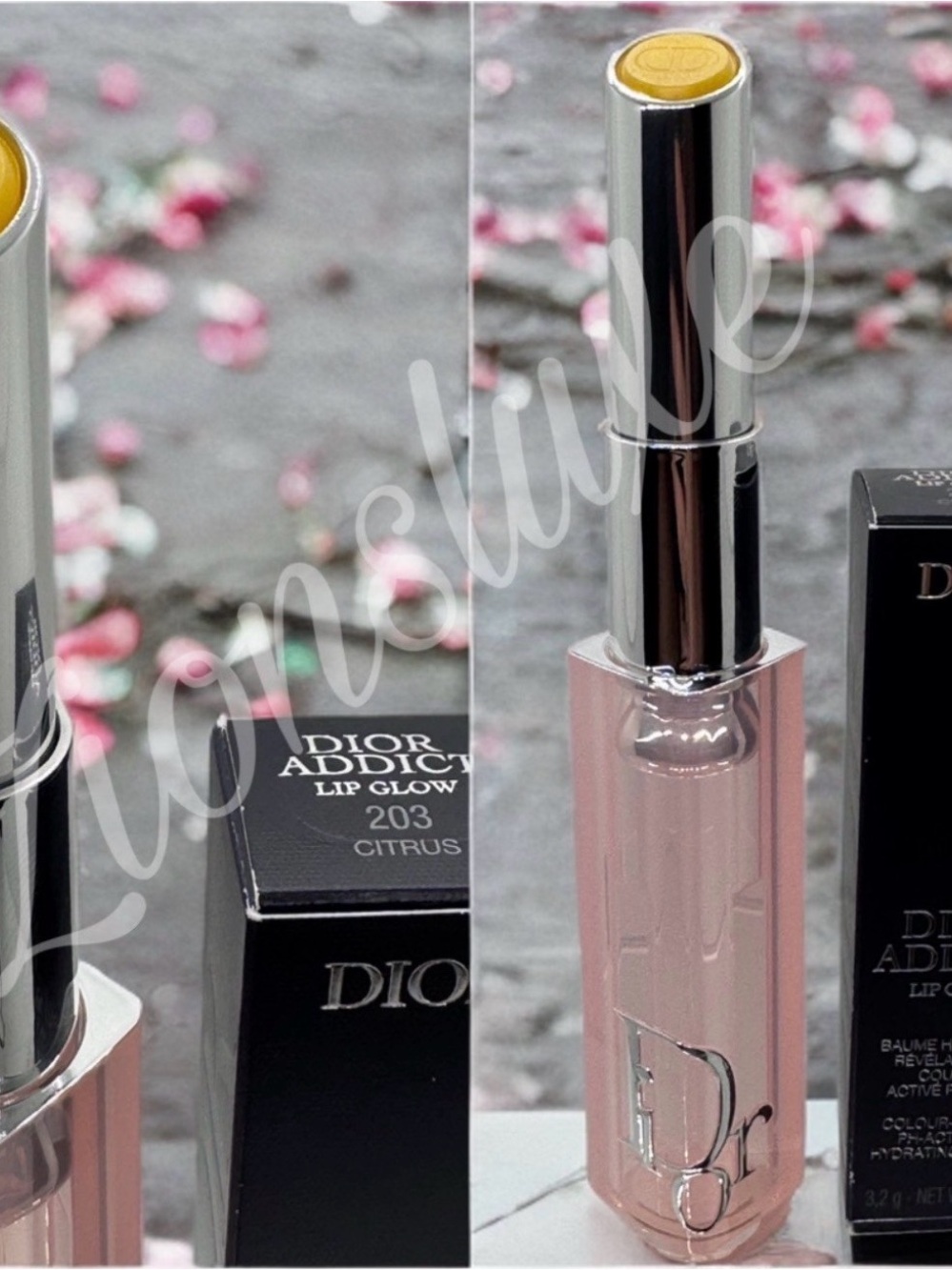 Dior Addict Lip Glow Color-Reviving Lip Balm 203 Citrus Yellow 0.11 oz